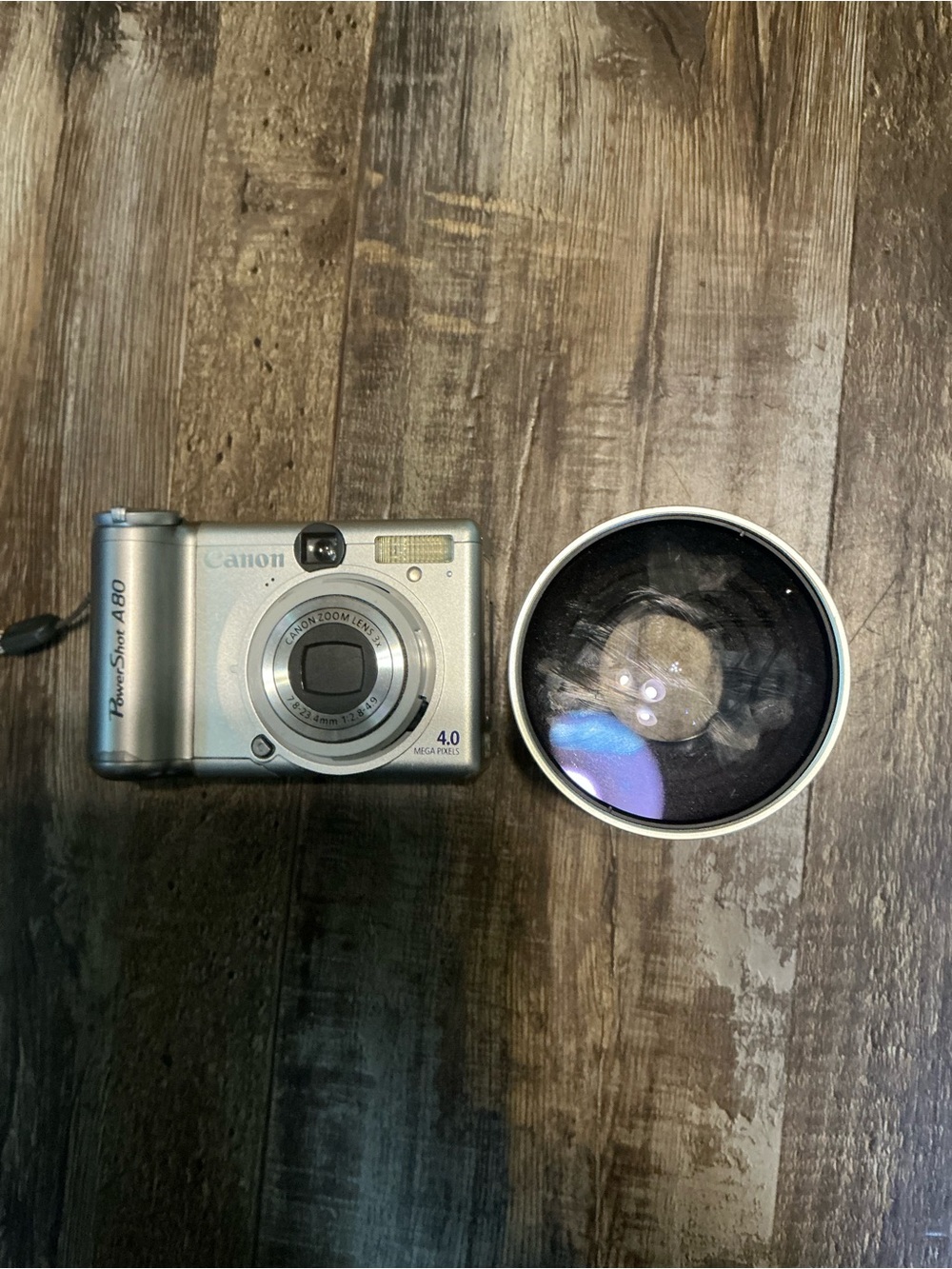 Canon PowerShot A80 Compact Digital Camera 5.0MP w/ Lens